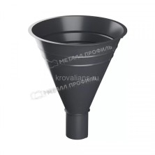 МП 125/100 Foramina PUR Воронка водосборная D300/100 RAL 7024, серый графит