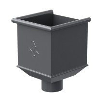 AS PUrus 125/90 Воронка водосборная, 1 шт/уп., RAL 7024