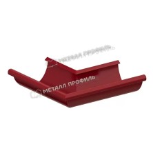 МП 125/100 Foramina PUR Угол желоба наружный RAL 3005, красное вино 8шт/упак